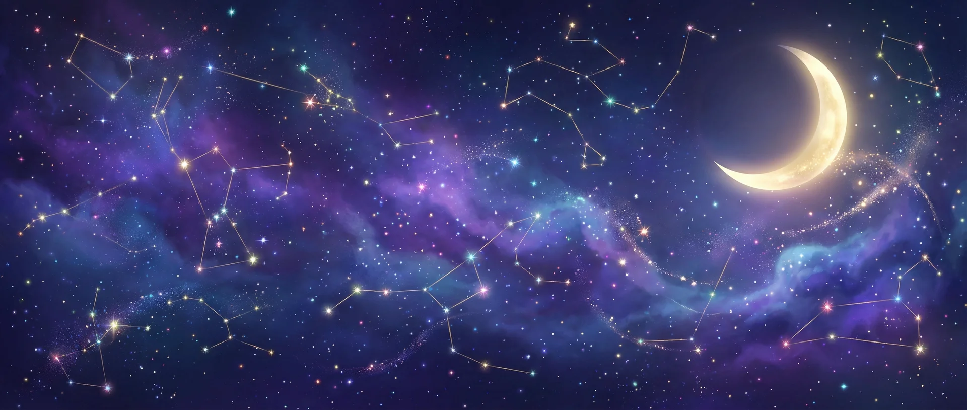 星空背景 - 元山はるか | 每日星座运势与塔罗占卜